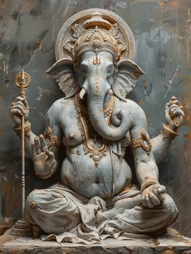 5D Diamond Painting Elefant, Tier Diamond Painting Erwachsene Anfänger, DIY Full Diamont Crystal Art Basteln Erwachsene Kreuzstich Stickerei Kunst Malerei für Wand Deko 100 x 135 cm -yxy2506YUBU9 von YXYBBBDOU