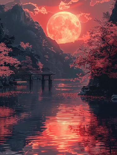 5D Diamond Painting Landschaft, Sonnenuntergang Diamond Painting Erwachsene Anfänger, Full Diamont Crystal Art Basteln Erwachsene Kreuzstich Stickerei Kunst Malerei für Wand Deko 25 x 35 cm -yxy2506N9 5D Diamond Painting Landschaft, Sonnenuntergang Diamond Painting Erwachsene Anfänger, Full Diamont Crystal Art Basteln Erwachsene Kreuzstich Stickerei Kunst Malerei für Wand Deko 25 x 35 cm -yxy2506N9 von YXYBBBDOU
