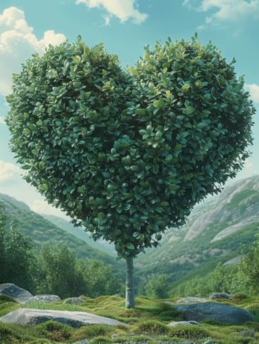 5D Diamond Painting Liebe, Baum Diamond Painting Erwachsene Anfänger, DIY Full Diamont Crystal Art Basteln Erwachsene Kreuzstich Stickerei Kunst Malerei für Wand Deko Asthetik 50 x 70 cm -yxy2506V8 von YXYBBBDOU