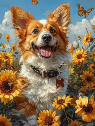 5D Diamond Painting Tier, Landschaft Diamond Painting Erwachsene Anfänger, DIY Full Diamont Crystal Art Basteln Erwachsene Kreuzstich Stickerei Kunst Malerei für Wand Deko (90 * 120cm) -yxy250603 von YXYBBBDOU