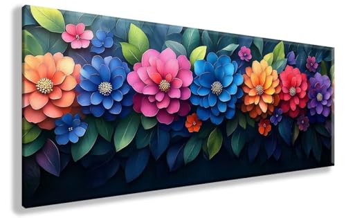 Diamond Painting Blumen, Anlage Diamond Painting Erwachsene Groß XXL 100X300cm, 5D Crystal Art Erwachsene Stickerei Kreuzstich Bilder Mosaik Bastelset für Room Decor Wanddeko, Geschenke, Model 130 Diamond Painting Blumen, Anlage Diamond Painting Erwachsene Groß XXL 100X300cm, 5D Crystal Art Erwachsene Stickerei Kreuzstich Bilder Mosaik Bastelset für Room Decor Wanddeko, Geschenke, Model 130 von YXYBBBDOU