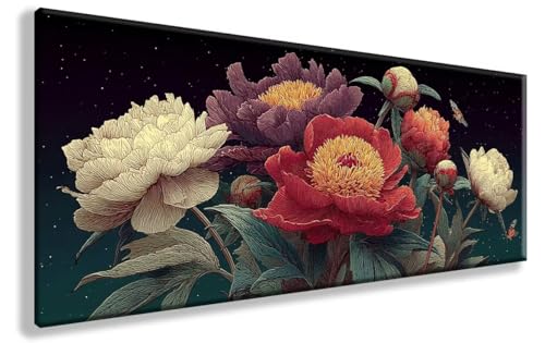 Diamond Painting Blumen, Sternenhimmel Diamond Painting Erwachsene Groß XXL 50X100cm, 5D Crystal Art Erwachsene Stickerei Kreuzstich Bilder Bastelset für Wanddeko, Geschenke für Frauen, Model 828 Diamond Painting Blumen, Sternenhimmel Diamond Painting Erwachsene Groß XXL 50X100cm, 5D Crystal Art Erwachsene Stickerei Kreuzstich Bilder Bastelset für Wanddeko, Geschenke für Frauen, Model 828 von YXYBBBDOU
