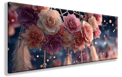 Diamond Painting Blumen, TraumfäNger Diamond Painting Erwachsene Groß XXL 100X300cm, 5D Crystal Art Erwachsene Stickerei Kreuzstich Bilder Mosaik Bastelset für Wanddeko, Aesthetic Room Decor, Model122 Diamond Painting Blumen, TraumfäNger Diamond Painting Erwachsene Groß XXL 100X300cm, 5D Crystal Art Erwachsene Stickerei Kreuzstich Bilder Mosaik Bastelset für Wanddeko, Aesthetic Room Decor, Model122 von YXYBBBDOU