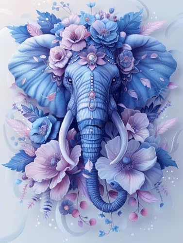Diamond Painting Erwachsene, Elefant Diamant Painting Bilder Blume Muster Design, DIY 5D Full Diamant Crystal Art, Mosaik Bastelset Erwachsene für Deko Wohnzimmer, Geschenke 35x50cm -yxy2506M5IU7 Diamond Painting Erwachsene, Elefant Diamant Painting Bilder Blume Muster Design, DIY 5D Full Diamant Crystal Art, Mosaik Bastelset Erwachsene für Deko Wohnzimmer, Geschenke 35x50cm -yxy2506M5IU7 von YXYBBBDOU