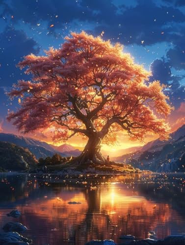 Diamond Painting Erwachsene, Landschaft Diamant Painting Bilder Sonnenuntergang Muster Design, DIY 5D Full Diamant Crystal Art, Mosaik Bastelset Erwachsene für Deko Wohnzimmer 40x55cm -yxy2506VA Diamond Painting Erwachsene, Landschaft Diamant Painting Bilder Sonnenuntergang Muster Design, DIY 5D Full Diamant Crystal Art, Mosaik Bastelset Erwachsene für Deko Wohnzimmer 40x55cm -yxy2506VA von YXYBBBDOU