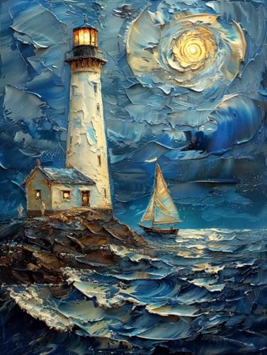 Diamond Painting Erwachsene, Ozean Diamant Painting Bilder Leuchtturm Muster Design, DIY 5D Full Diamant Crystal Art, Mosaik Bastelset Erwachsene für Deko Wohnzimmer, Geschenke 25x35cm -yxy250623 Diamond Painting Erwachsene, Ozean Diamant Painting Bilder Leuchtturm Muster Design, DIY 5D Full Diamant Crystal Art, Mosaik Bastelset Erwachsene für Deko Wohnzimmer, Geschenke 25x35cm -yxy250623 von YXYBBBDOU