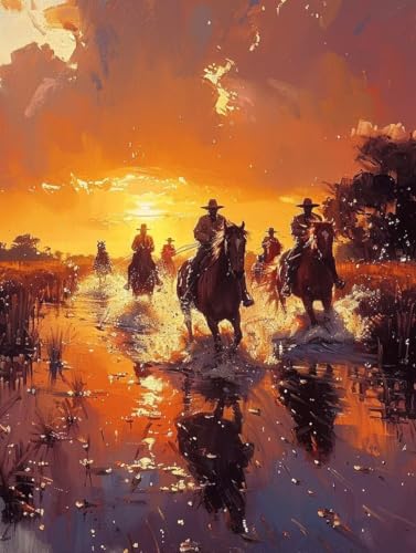 Diamond Painting Erwachsene, Sonnenuntergang Diamant Painting Bilder Landschaft Muster Design, DIY 5D Full Diamant Crystal Art, Mosaik Bastelset Erwachsene für Deko Wohnzimmer (100x135cm) -yxy25064D von YXYBBBDOU