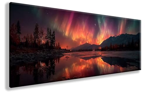 Diamond Painting Erwachsene Aurora Diamond Art Gebirge Diamant Painting Bilder Erwachsene DIY Mosaik Crystal Art Malerei Anfänger Bastelset für Wanddeko, Geschenke für Frauen, 100X300cm, Model 101 Diamond Painting Erwachsene Aurora Diamond Art Gebirge Diamant Painting Bilder Erwachsene DIY Mosaik Crystal Art Malerei Anfänger Bastelset für Wanddeko, Geschenke für Frauen, 100X300cm, Model 101 von YXYBBBDOU