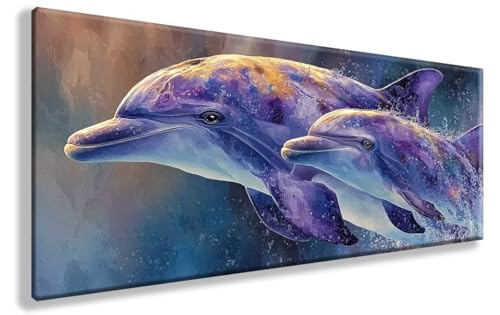 Diamond Painting Erwachsene Delphin Diamond Art Tiere Diamant Painting Bilder Erwachsene DIY Mosaik Crystal Art Malerei Anfänger Bastelset für Zimmer Deko, Geschenke für Frauen, 100X300cm, Model 127 Diamond Painting Erwachsene Delphin Diamond Art Tiere Diamant Painting Bilder Erwachsene DIY Mosaik Crystal Art Malerei Anfänger Bastelset für Zimmer Deko, Geschenke für Frauen, 100X300cm, Model 127 von YXYBBBDOU