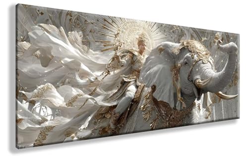 Diamond Painting Erwachsene Elefant Diamond Art Zen Diamant Painting Bilder Erwachsene DIY Mosaik Crystal Art Malerei Anfänger Bastelset für Zimmer Deko, Geschenke für Frauen, 100X300cm, Model 879 von YXYBBBDOU