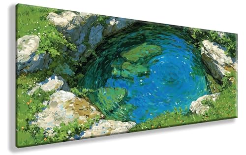 Diamond Painting Erwachsene Landschaft Diamond Art Wiese Diamant Painting Bilder Erwachsene DIY Mosaik Crystal Art Malerei Anfänger Bastelset für Wanddeko, Geschenke für Frauen, 80X160cm, Model 829 von YXYBBBDOU