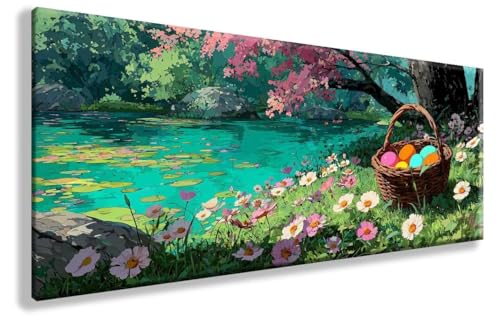 Diamond Painting Landschaft, Blumen Diamond Painting Erwachsene Groß XXL 100X300cm, 5D Crystal Art Erwachsene Stickerei Kreuzstich Bilder Mosaik Bastelset für Wanddeko, Aesthetic Room Decor, Model 132 Diamond Painting Landschaft, Blumen Diamond Painting Erwachsene Groß XXL 100X300cm, 5D Crystal Art Erwachsene Stickerei Kreuzstich Bilder Mosaik Bastelset für Wanddeko, Aesthetic Room Decor, Model 132 von YXYBBBDOU
