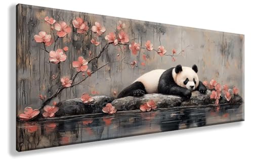 Diamond Painting Panda, Tiere Diamond Painting Erwachsene Groß XXL 100X200cm, 5D Crystal Art Erwachsene Stickerei Kreuzstich Bilder Mosaik Bastelset für Wanddeko Wohnzimmer, Deko Schlafzimmer Model870 von YXYBBBDOU