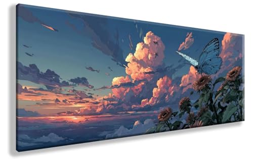 Diamond Painting Schmetterling, Landschaft Diamond Painting Erwachsene Groß XXL 60X120cm, 5D Crystal Art Erwachsene Stickerei Kreuzstich Bilder Bastelset für Wanddeko, Geschenke für Frauen, Model 826 Diamond Painting Schmetterling, Landschaft Diamond Painting Erwachsene Groß XXL 60X120cm, 5D Crystal Art Erwachsene Stickerei Kreuzstich Bilder Bastelset für Wanddeko, Geschenke für Frauen, Model 826 von YXYBBBDOU