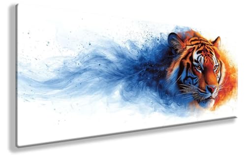 Diamond Painting Tiger, Tiere Diamond Painting Erwachsene Groß XXL 100X200cm, 5D Crystal Art Erwachsene Stickerei Kreuzstich Bilder Mosaik Bastelset für Wanddeko Wohnzimmer, Deko Schlafzimmer Model782 von YXYBBBDOU
