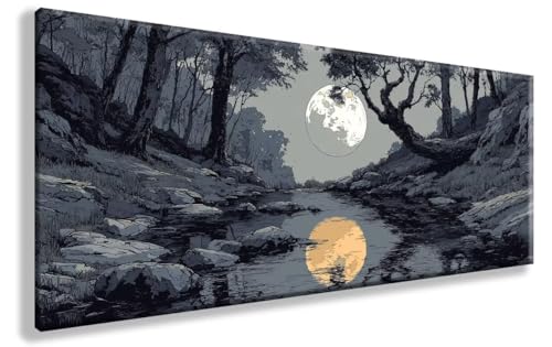 Diamond Painting Wald, Landschaft Diamond Painting Erwachsene Groß XXL 100X300cm, 5D Crystal Art Erwachsene Stickerei Kreuzstich Bilder Mosaik Bastelset für Room Decor Wanddeko, Geschenke, Model 114 Diamond Painting Wald, Landschaft Diamond Painting Erwachsene Groß XXL 100X300cm, 5D Crystal Art Erwachsene Stickerei Kreuzstich Bilder Mosaik Bastelset für Room Decor Wanddeko, Geschenke, Model 114 von YXYBBBDOU