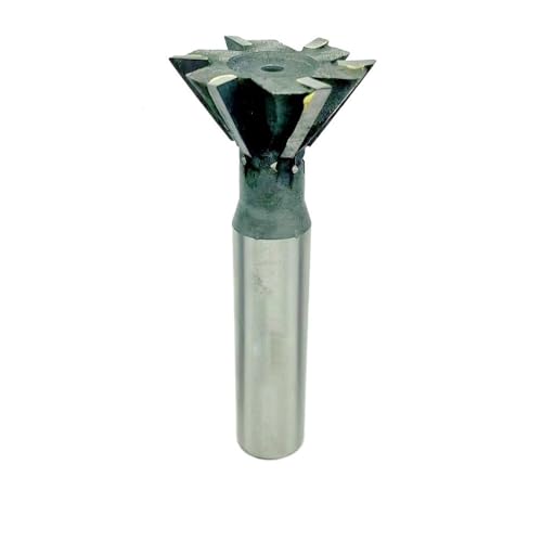 YG8 Schwalbenschwanznutfräser, Durchmesser 20–60 mm, 45/55/60 Grad gerader Schaftfräser, Hartlegierungsfräser(45 * 25 * 12 * 4MM) von YXYFA