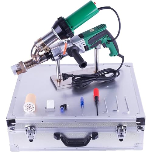 YXYLJOZ Handextrusionsschweißpistole Rohrschweißmaschine Kunststoff-Handheld-Extruder-Schweißpistole Rohrschweißmaschine für PP PE PS PVDF YXYLJOZ Handextrusionsschweißpistole Rohrschweißmaschine Kunststoff-Handheld-Extruder-Schweißpistole Rohrschweißmaschine für PP PE PS PVDF von YXYLJOZ