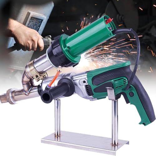 YXYLJOZ Handheld-Kunststoff-Extrusionsschweißgerät 1600W Handextrusionsschweißpistole Kit Heißluft-Kunststoffschweißpistole Vinylschweißextruder Schweißgerät YXYLJOZ Handheld-Kunststoff-Extrusionsschweißgerät 1600W Handextrusionsschweißpistole Kit Heißluft-Kunststoffschweißpistole Vinylschweißextruder Schweißgerät von YXYLJOZ