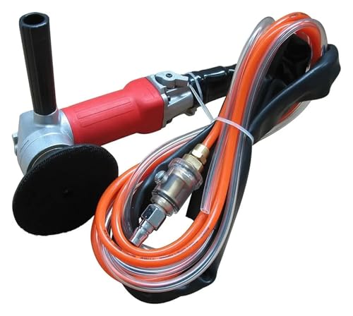 Luftschleifer, 4-Zoll-Luft-Nass-Steinpolierer 5500 U/min mit Abluft hinten, luftbetriebener Steinpolierer für Marmor, Keramik Luftschleifer, 4-Zoll-Luft-Nass-Steinpolierer 5500 U/min mit Abluft hinten, luftbetriebener Steinpolierer für Marmor, Keramik von YXZKJZJ