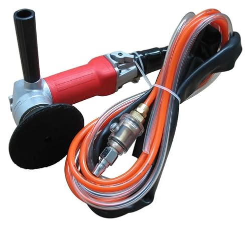 Schleifmaschine, 4-Zoll-Luft-Nass-Steinpolierer, 5500 U/min, mit Abluft an der Rückseite, luftbetriebener Steinpolierer für Marmor, Keramik Schleifmaschine, 4-Zoll-Luft-Nass-Steinpolierer, 5500 U/min, mit Abluft an der Rückseite, luftbetriebener Steinpolierer für Marmor, Keramik von YXZKJZJ