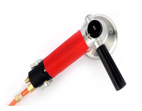 YXZKJZJ Luft-Nasspolierer, M14-Gewinde, pneumatisches Luftwerkzeug, Luftschleifer, pneumatischer Polierer mit 1 Stück Aluminium-Trägerpolster, 10,2 cm für Marmor, Keramik YXZKJZJ Luft-Nasspolierer, M14-Gewinde, pneumatisches Luftwerkzeug, Luftschleifer, pneumatischer Polierer mit 1 Stück Aluminium-Trägerpolster, 10,2 cm für Marmor, Keramik von YXZKJZJ
