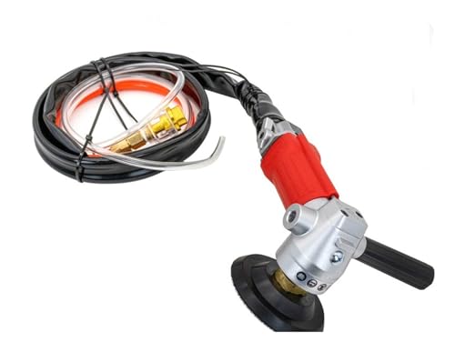 YXZKJZJ Pneumatischer Polierer, Luft-Nass-Poliermaschine, hinterer Auspuff for Marmor, Granit, Stein, Beton, Schleifmaschine für Marmor, Keramik(M14 Thread) von YXZKJZJ