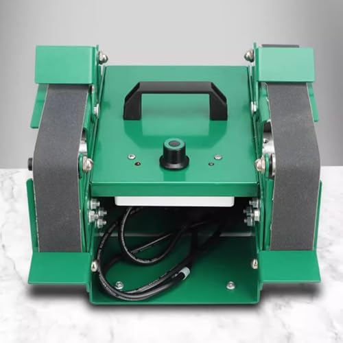 YXZQLOZ Elektrischer Bandschleifer, Doppelkopf-Doppelschleifer, einstellbare Drehzahl 800-12000 U/min, DIY-Polier- und Schleifwerkzeuge, für die Messerherstellung, von YXZQLOZ