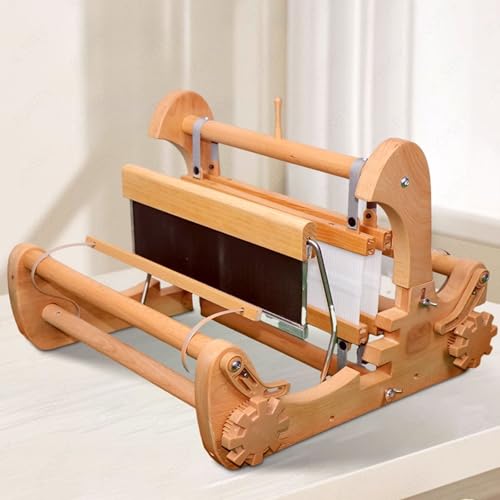 YXZQLOZ Holz-Webrahmen für den Tisch, Webbreite 300 mm / 11,8 Zoll, DIY-Handwebmaschine, einstellbare Stoffdichte, kreativer Mini-Webrahmen für Anfänger, Handwerk von YXZQLOZ