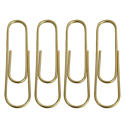 Büroklammer YYYANGZ 16 Stück 100 mm Gold Vinyl beschichtet Extra große Metall Büroklammern für Lesezeichen Organisieren Zuhause Büro Schule Büroklammer YYYANGZ 16 Stück 100 mm Gold Vinyl beschichtet Extra große Metall Büroklammern für Lesezeichen Organisieren Zuhause Büro Schule von YYANGZ