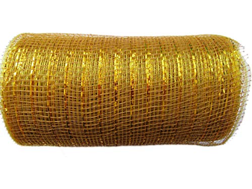 YYCRAFT 9,1 m metallisches Netzband, Hellbraun/Gold, 15,2 cm x 9,1 m) von YYCRAFT
