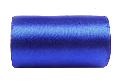 YYCRAFT 25,4 cm breites Satinband, Satin-Stoffspule für große Eröffnung, Schneiden, Zeremonie, Hochzeit, Geburtstag, Party, Dekoration, Geschenk, Handwerk (22 Yards, Royal) von YYCRAFT