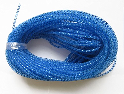 YYCRAFT Cyberlox Crin Crafts Netzrohr, 45,7 m, Deko-Flex, für Kränze, 4 mm, Königsblau YYCRAFT Cyberlox Crin Crafts Netzrohr, 45,7 m, Deko-Flex, für Kränze, 4 mm, Königsblau von YYCRAFT