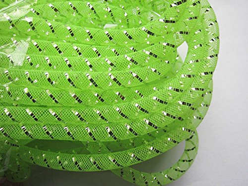 YYCRAFT Eine Rolle, 27,7 m, solides Netzrohr, Deko-Flex, für Kränze, Cyberlox Crin, Basteln, 8 mm, Neongrün YYCRAFT Eine Rolle, 27,7 m, solides Netzrohr, Deko-Flex, für Kränze, Cyberlox Crin, Basteln, 8 mm, Neongrün von YYCRAFT