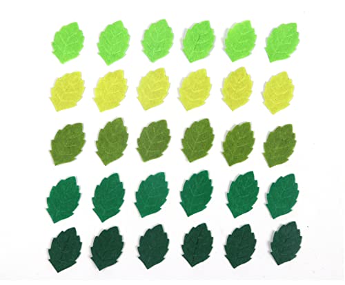 YYCRAFT Packung mit 200 Stück Filz-Applikationen zum St. Patrick's Day, Limettengrün, 5 Farben von YYCRAFT