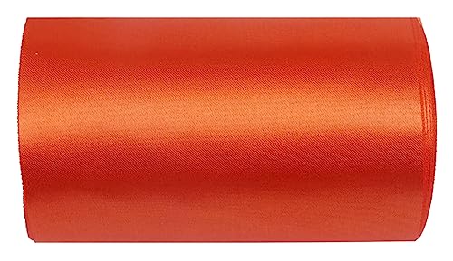 YYCRAFT Satinband-Satin-Stoffspule für große Eröffnungszeremonie, Hochzeit, Geburtstag, Party, Dekoration, Geschenk, Basteln, 22 m, Orange YYCRAFT Satinband-Satin-Stoffspule für große Eröffnungszeremonie, Hochzeit, Geburtstag, Party, Dekoration, Geschenk, Basteln, 22 m, Orange von YYCRAFT