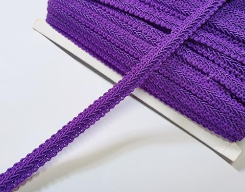 YYCRAFT The Yard Gimp Flechtborte, 1,27 cm x 22,7 m, klassisch, gewebt, 12 mm, Violett YYCRAFT The Yard Gimp Flechtborte, 1,27 cm x 22,7 m, klassisch, gewebt, 12 mm, Violett von YYCRAFT