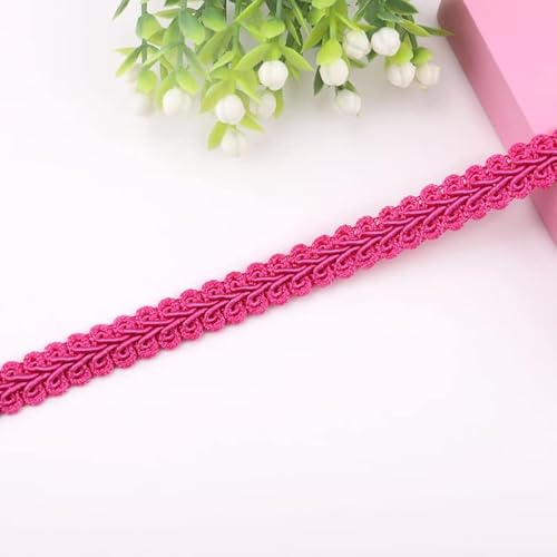 YYCRAFT The Yard Zopfborte, klassisch, gewebt, 1,27 cm x 18 m, Hot Pink YYCRAFT The Yard Zopfborte, klassisch, gewebt, 1,27 cm x 18 m, Hot Pink von YYCRAFT