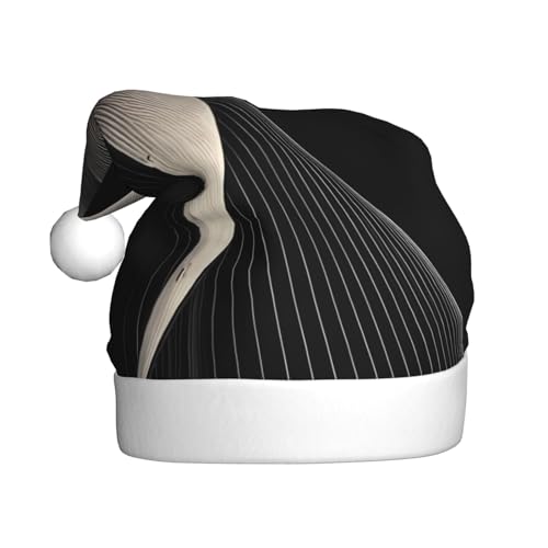 YYHHAOFA Abstrakte Kurven Weihnachtsmütze - Festliche Ornament Weihnachten Halloween Zubehör für Urlaub Partys von YYHHAOFA