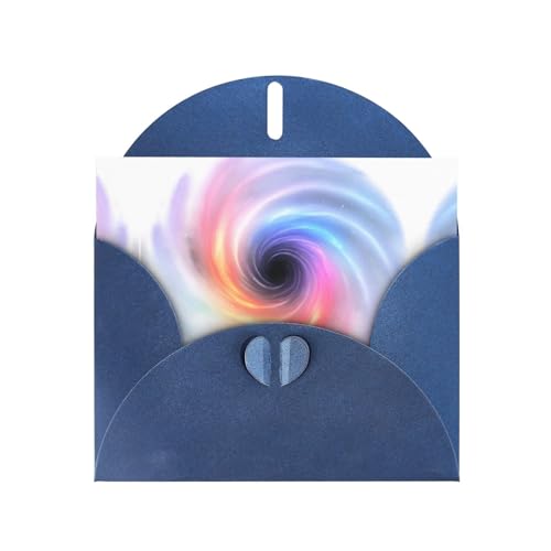 YYHHAOFA Blaue Grußkarte Das endlose Schwarze Loch Bild für Weihnachten, Kindergeburtstag, Valentinstag und Partyeinladung von YYHHAOFA