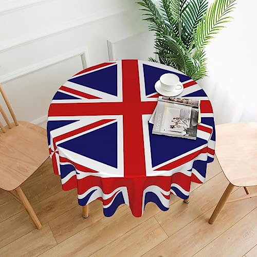 YYHHAOFA Tischdecke – waschbar und wiederverwendbar, perfekt als Schutz und Dekoration für den Esstisch, 152,4 cm. Aufdruck mit britischer Flagge YYHHAOFA Tischdecke – waschbar und wiederverwendbar, perfekt als Schutz und Dekoration für den Esstisch, 152,4 cm. Aufdruck mit britischer Flagge von YYHHAOFA