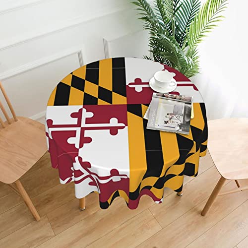 YYHHAOFA Tischdecke – waschbar und wiederverwendbar, perfekt als Schutz und Dekoration für den Esstisch, 152,4 cm. Flagge von Maryland YYHHAOFA Tischdecke – waschbar und wiederverwendbar, perfekt als Schutz und Dekoration für den Esstisch, 152,4 cm. Flagge von Maryland von YYHHAOFA