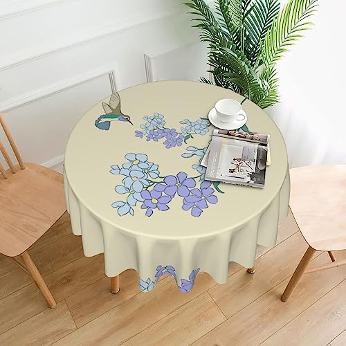 YYHHAOFA Tischdecke – waschbar und wiederverwendbar, perfekt als Schutz und Dekoration für den Esstisch, 152,4 cm. Frischer Orchideen-Druck YYHHAOFA Tischdecke – waschbar und wiederverwendbar, perfekt als Schutz und Dekoration für den Esstisch, 152,4 cm. Frischer Orchideen-Druck von YYHHAOFA