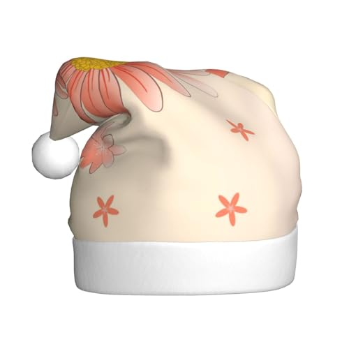 YYHHAOFA Weihnachtsmütze mit Cartoon-Chrysanthemen-Druck – festliches Ornament, Weihnachten, Halloween-Accessoire für Feiertagsfeiern YYHHAOFA Weihnachtsmütze mit Cartoon-Chrysanthemen-Druck – festliches Ornament, Weihnachten, Halloween-Accessoire für Feiertagsfeiern von YYHHAOFA
