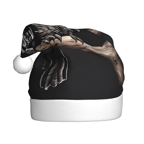 YYHHAOFA Weihnachtsmütze mit Eulen-Aufdruck, festliches Ornament, Halloween-Accessoire für Feiertage, Partys YYHHAOFA Weihnachtsmütze mit Eulen-Aufdruck, festliches Ornament, Halloween-Accessoire für Feiertage, Partys von YYHHAOFA
