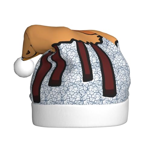 YYHHAOFA Weihnachtsmütze mit Schaf aus der Minderheit – festliche Dekoration für Weihnachten, Halloween, Zubehör für Feiertagspartys von YYHHAOFA