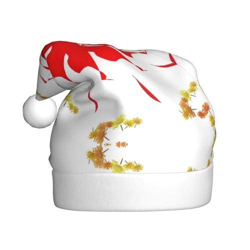 YYHHAOFA Weihnachtsmütze mit drehenden Knödeln, festliches Ornament, Halloween-Accessoire für Feiertage YYHHAOFA Weihnachtsmütze mit drehenden Knödeln, festliches Ornament, Halloween-Accessoire für Feiertage von YYHHAOFA