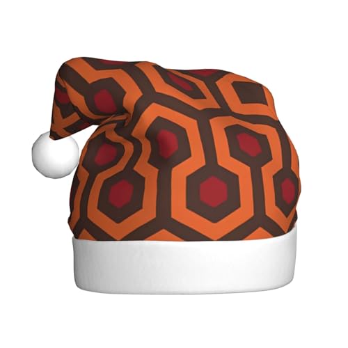 YYHHAOFA Weihnachtsmütze mit glänzendem Overlook-Druck – festliches Ornament, Weihnachten, Halloween-Accessoire für Feiertage YYHHAOFA Weihnachtsmütze mit glänzendem Overlook-Druck – festliches Ornament, Weihnachten, Halloween-Accessoire für Feiertage von YYHHAOFA