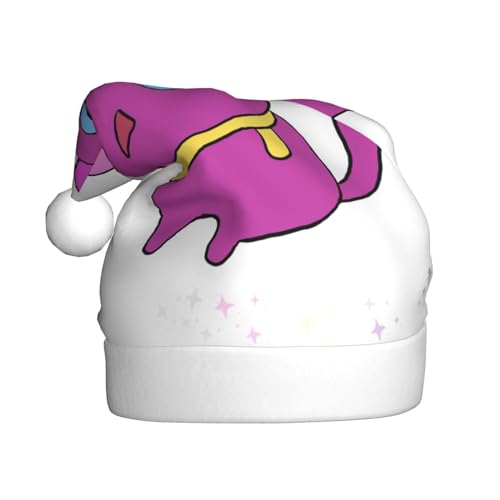 YYHHAOFA Weihnachtsmütze mit überraschtem Cartoon-Hasen-Druck – festliches Ornament, Weihnachten, Halloween-Zubehör für Feiertagsfeiern YYHHAOFA Weihnachtsmütze mit überraschtem Cartoon-Hasen-Druck – festliches Ornament, Weihnachten, Halloween-Zubehör für Feiertagsfeiern von YYHHAOFA