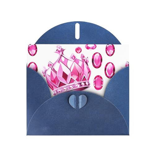 Blue YYHWHJDE Glänzende rosa Edelsteine in der Krone eingefasste Bilder-Grußkarte 15,2 x 10,2 cm mit doppelseitigem Perlen-Effekt und umweltfreundlicher Tinte Blue YYHWHJDE Glänzende rosa Edelsteine in der Krone eingefasste Bilder-Grußkarte 15,2 x 10,2 cm mit doppelseitigem Perlen-Effekt und umweltfreundlicher Tinte von YYHWHJDE